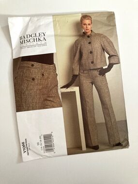 Badgley Mischka Vogue 1066 Designer Sewing Pattern Uncut Sizes EE 14 16 18 20